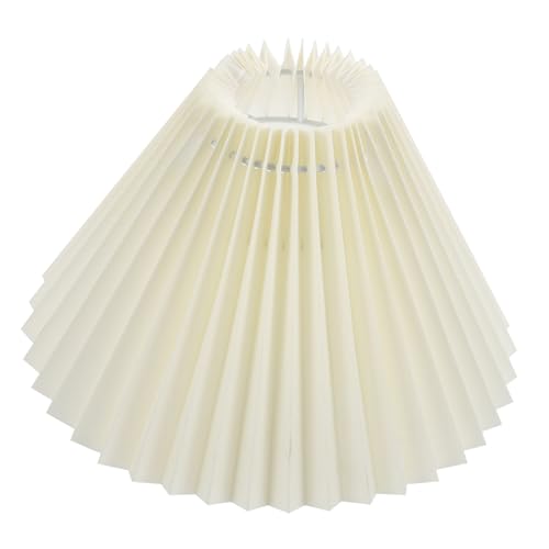 Hemobllo Kronleuchter Schatten Plissee-schirmlampe Ästhetische Lampe Großer Lampenschirm Bausätze Lampenschirm Mit Pilzfalten Lampenschirme Schreibtischlampe Schattierungen Led Yellow Eisen von Hemobllo