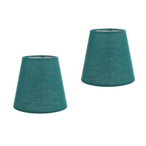Hemobllo Lampenschirm, 2 Stück Kronleuchter-schirm Kleiner Tischlampenschirm Stoff-trommel-lampenschirme Lampenschirme Zum Aufstecken Lampenschirme von Hemobllo