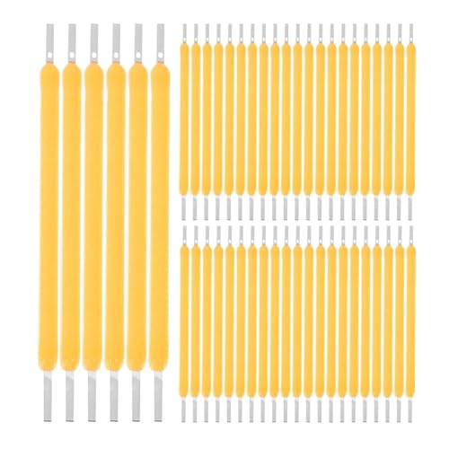 Hemobllo 50Stücke LED Ersatzteile Warmlicht Glühbirne Zubehör für Verschiedene Beleuchtungseinrichtungen Energieeffizient und Bruchfest für Zuhause oder Gewerbe von Hemobllo