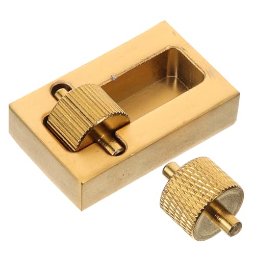 Hemobllo Leder Kantenölbox aus Kupfer mit Zwei Wiederverwendbares Leder Edge Paint Werkzeug für Präzise Kantenbehandlung bei Lederhandwerk und DIY Projekten Hemobllo Leder Kantenölbox aus Kupfer mit Zwei Wiederverwendbares Leder Edge Paint Werkzeug für Präzise Kantenbehandlung bei Lederhandwerk und DIY Projekten von Hemobllo