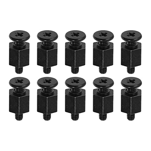 Hemobllo M. 2 Ssd-Befestigungsschrauben – 10-Teiliges Befestigungsschrauben-Set Kompatibel Mit M. 2 Ssd-Motherboard M. 2 Befestigungsschrauben Für Solid-State-Laufwerke Schwarz von Hemobllo