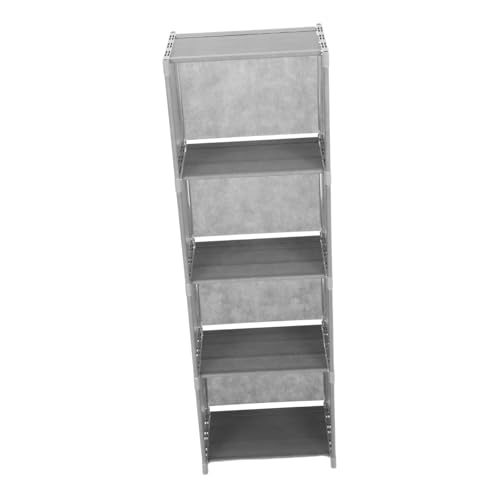 Hemobllo Mehrschichtig aufgebautes Lagerregal modern Möbel Organisation schmale Lagereinheit industriell Platz Gestell Veranstalter Küchenregal Bücherregal Rechteck Vlies Grau Hemobllo Mehrschichtig aufgebautes Lagerregal modern Möbel Organisation schmale Lagereinheit industriell Platz Gestell Veranstalter Küchenregal Bücherregal Rechteck Vlies Grau von Hemobllo