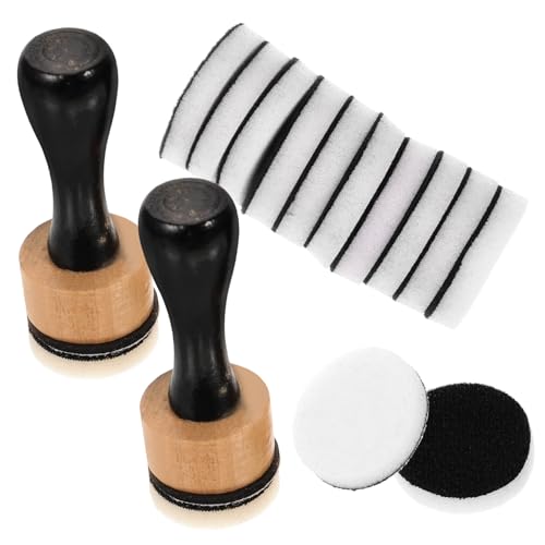 Hemobllo Mini Schwamm Pads mit Griffen und Runden Nachfüll Schwämmen Weiche Blending Tools für Stempeltinte Vielseitig Einsetzbar für Scrapbooking Distressing und Embossing Tragbar und Hemobllo Mini Schwamm Pads mit Griffen und Runden Nachfüll Schwämmen Weiche Blending Tools für Stempeltinte Vielseitig Einsetzbar für Scrapbooking Distressing und Embossing Tragbar und von Hemobllo