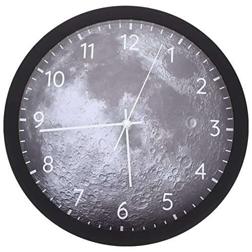 Hemobllo Wanduhr Mit Intelligenter Steuerung Nachtleuchtende Wanduhr Für Schlafzimmer Wohnzimmer Küche Geräuschlos Und Installieren von Hemobllo