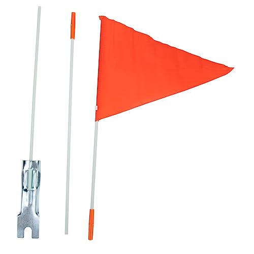 Hemobllo Multifunktionaler Fahrrad Fahnenmast aus Robustem Glasfaser Windbeständig und Langlebig Leichtes Zubehör zur Sicheren Befestigung von Werbefahnen und Zufällige Zufällige Farbe von Hemobllo