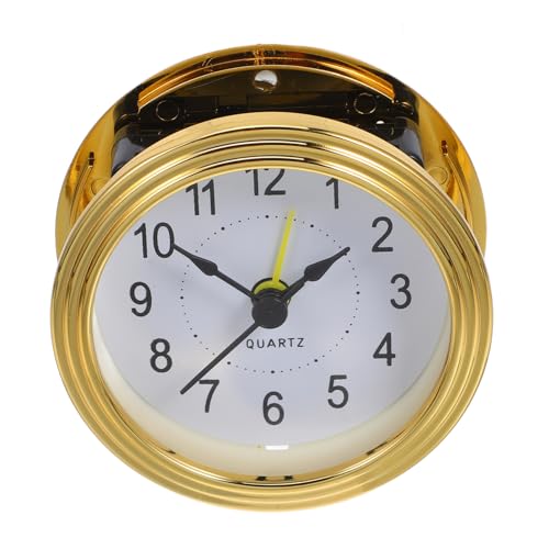 Hemobllo Batteriebetriebene Uhr Mit Rundem Uhrkopf Vintage-Design Einfache Installation Für Schlafzimmer Dekoration Hemobllo Batteriebetriebene Uhr Mit Rundem Uhrkopf Vintage-Design Einfache Installation Für Schlafzimmer Dekoration von Hemobllo