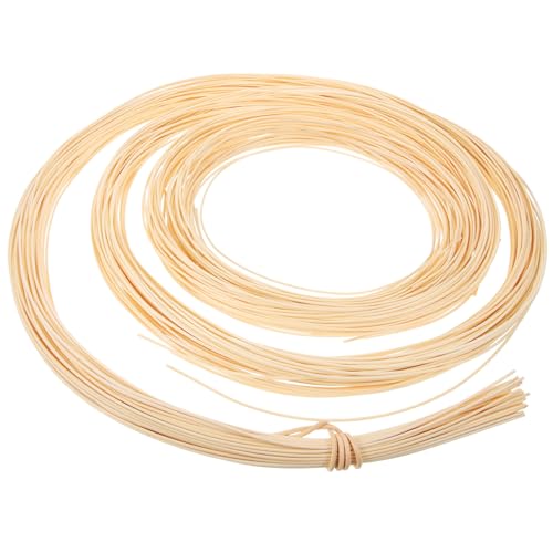 Hemobllo Natürliche Indonesische Rattan Geflechtrolle Flexibles Möbel Reparaturmaterial für Stühle DIY Korbgeflecht Weidenmaterial für Rattanmöbel und Bastelprojekte von Hemobllo