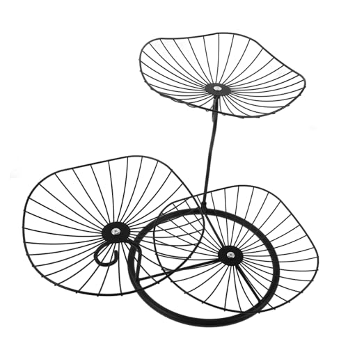 Hemobllo Obstgericht Obstregal Drahtkorb Groß Drahtkörbe Hängender Obstkorb Klein Obstschale Küchenfruchtkorb Obstkorb Schale Obstkorb Zum Servieren Theke Obstkorb Lagerung Black Eisen von Hemobllo