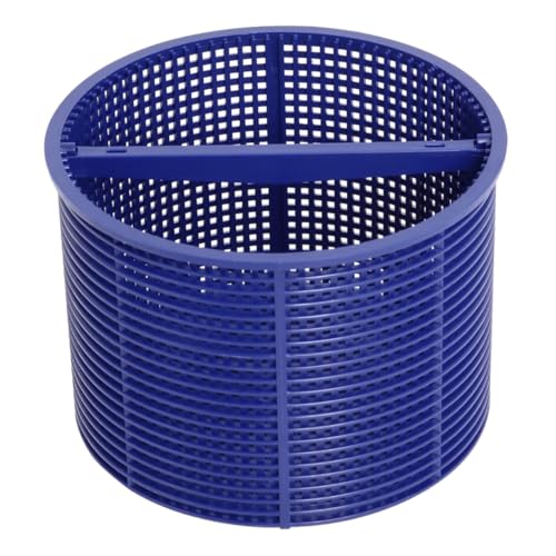 Hemobllo Poolfilterkorb Reinigungsfalle Skimming Pool Skimmer Poolkorb Skimmer Pool Seitenkorb Skimmerkorb Pools Große Schwimmbecken Skimmer Poolnetz Skimmersieb Kunststoff Blau von Hemobllo