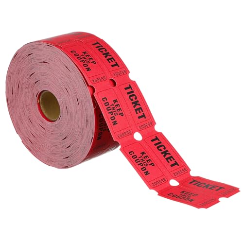 Hemobllo Rote Rolle Tickets für Veranstaltungen mit Fortlaufender Nummerierung Vielseitig Einsetzbar für Partys Karneval und Firmenevents Hemobllo Rote Rolle Tickets für Veranstaltungen mit Fortlaufender Nummerierung Vielseitig Einsetzbar für Partys Karneval und Firmenevents von Hemobllo