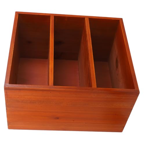 Hemobllo Holzregal Für Schreibtisch Bücherregal-Organizer Haushalts-lagerregal Innenbereich-Organizer Aus Holz Schreibtischregal Für Bücher Und Dokumente von Hemobllo