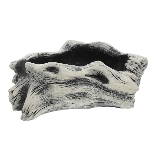 Hemobllo Cement Sukkulenten Blumentopf Mit Abflussloch Handgefertigter Kreativer Pflanzgefäß Für Zuhause Einzigartiger Tisch Und Regalübertopf Für Sukkulenten von Hemobllo