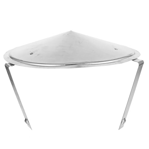 Hemobllo Schornstein Regenhaube Pilzförmiger Kaminabdeckung Regenhut Wind und Schneeschutz Leicht zu Installieren für Ofenrohr Lüftungsschutz von Hemobllo