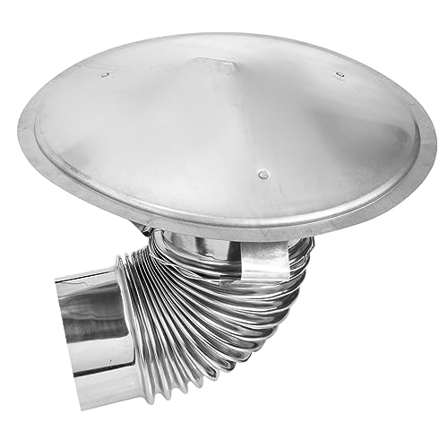 Hemobllo Schornsteinkappe Regenhaube aus Langlebiger Windfester Dachlüfter und Regenschutz für Schornsteine bis Robust und Praktisch Winddicht von Hemobllo