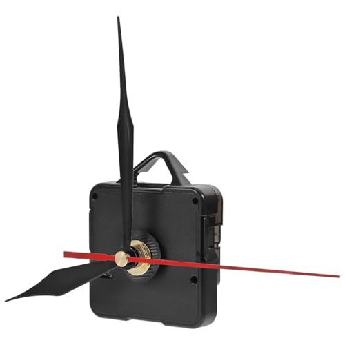 Hemobllo Sehen Sie Sich Zeigerset An Taktmechanismen Austausch des Quarzuhrwerks Stiller Uhrwerk-bausatz Ersatzuhrmechanismus Uhr-kit Bausatz Uhrwerk Uhr Ersatz Mechanismus Hände Black von Hemobllo