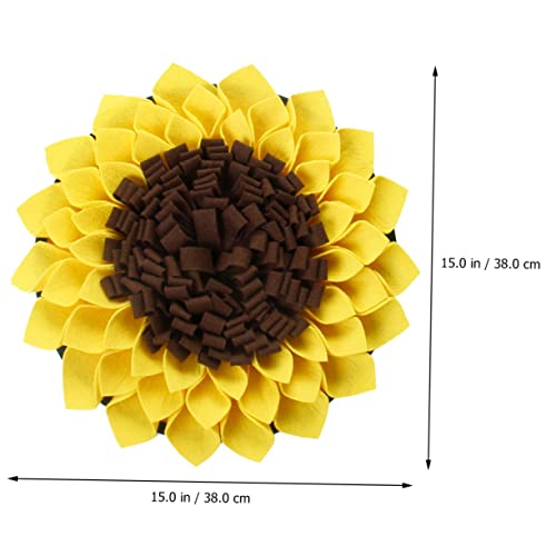 Hemobllo Slow Feed Hundeschnüffelmatte in Sonnenblumen Design Robust und Groß für Kleine bis Große Hunde Fördert Natürliche Futtersuche Stressabbauend und Energiespendend als Hemobllo Slow Feed Hundeschnüffelmatte in Sonnenblumen Design Robust und Groß für Kleine bis Große Hunde Fördert Natürliche Futtersuche Stressabbauend und Energiespendend als von Hemobllo