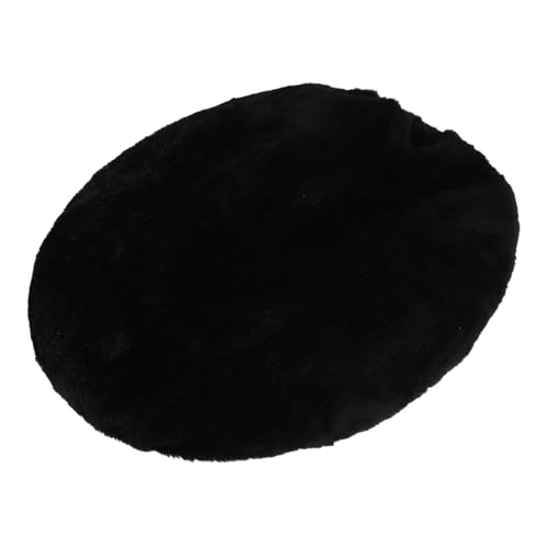 Hemobllo Toilettenabdeckung Staubbedeckung toilettendeckel Deckelabdeckung für den Toilettentank Toilettensitz Deckelabdeckung Teil Toilettenschüssel -Deckelstaubabdeckung Polyester Black von Hemobllo