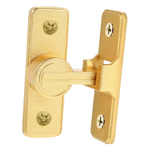 Hemobllo Türschlossschnalle Stopper Rechtwinkliges Türschloss Riegel Golden Zinklegierung Hemobllo Türschlossschnalle Stopper Rechtwinkliges Türschloss Riegel Golden Zinklegierung von Hemobllo