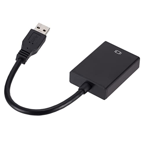 Hemobllo Usb3.0 Zu Konverter USB Zu Kabel USB Zu HDTV Adapter USB-Adapter USB Zu Adapter Usb3.0 Zu Adapter Adapterkabel Rechner 1080p von Hemobllo