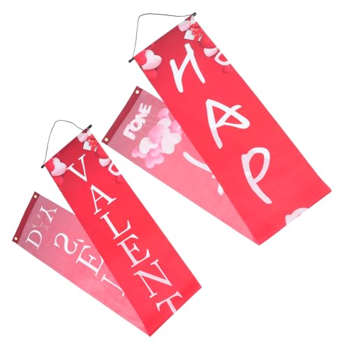 Hemobllo Valentinstag Türbanner aus Langlebigem Polyester Dekoratives Hängendes Banner für Vorder und Haustür Romantische Partydeko für Innen und Außen Festliche Liebesatmosphäre Schaffen Hemobllo Valentinstag Türbanner aus Langlebigem Polyester Dekoratives Hängendes Banner für Vorder und Haustür Romantische Partydeko für Innen und Außen Festliche Liebesatmosphäre Schaffen von Hemobllo