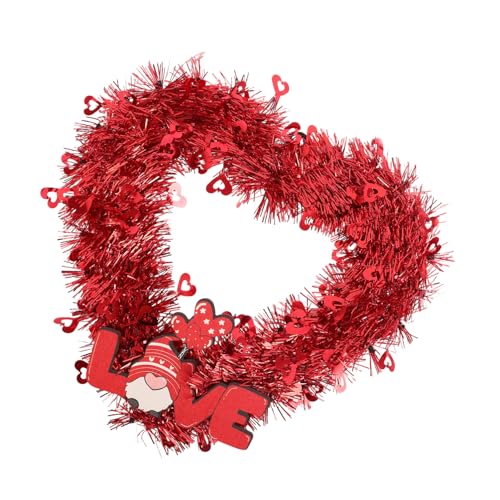 Hemobllo Valentinstag-liebesgirlande Herz-Kranz-Ornament Türkränze Zum Valentinstag Wanddekoration Zum Valentinstag Hochzeitskranz Vor Der Haustür Herzkranz Rot Das Haustier Hemobllo Valentinstag-liebesgirlande Herz-Kranz-Ornament Türkränze Zum Valentinstag Wanddekoration Zum Valentinstag Hochzeitskranz Vor Der Haustür Herzkranz Rot Das Haustier von Hemobllo