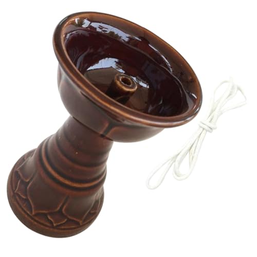 Hemobllo Tempel Petroleumlampe Vintage Öllampe mit Docht für Innenbereich Dekorative Öllampe aus Keramik Kerosintauglich für Buddha und Notfälle Attraktiv und Vielseitig Einsetzbar von Hemobllo