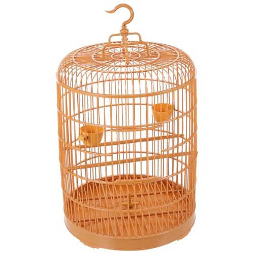 Hemobllo Vogelkäfig Kunststoff Rundes Design Langlebig und Geräumig mit Sicherem Verschluss für Kleine Vögel und Haustiere Vielseitig Einsetzbar als Hängekäfig und Dekoration Hemobllo Vogelkäfig Kunststoff Rundes Design Langlebig und Geräumig mit Sicherem Verschluss für Kleine Vögel und Haustiere Vielseitig Einsetzbar als Hängekäfig und Dekoration von Hemobllo