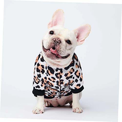 Hemobllo Warme Kleine Hundeweste mit Atmungsaktivem Baumwollfutter Gesteppte Welpenjacke für Indoor und Outdoor Haustierkleidung für Kleine Hunde Wie Corgi French Bulldog Leopardmuster XL Hemobllo Warme Kleine Hundeweste mit Atmungsaktivem Baumwollfutter Gesteppte Welpenjacke für Indoor und Outdoor Haustierkleidung für Kleine Hunde Wie Corgi French Bulldog Leopardmuster XL von Hemobllo