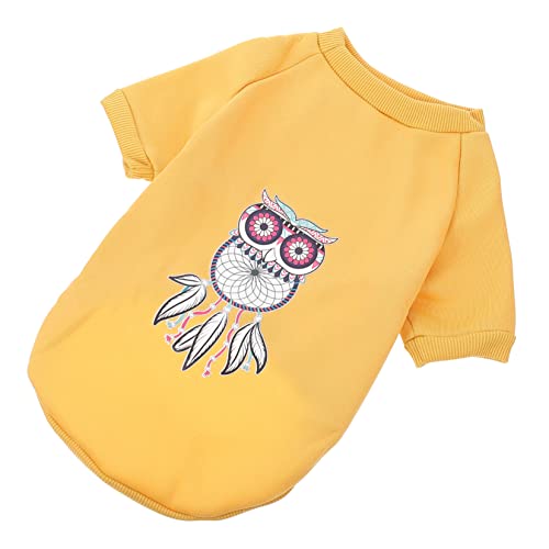 Hemobllo Warmer Hundepullover Süßem Cartoon Gefütterte Herbst Winter Hundebekleidung für Kleine Hunde Kuscheliger Haustierpullover für Kalte Tage von Hemobllo