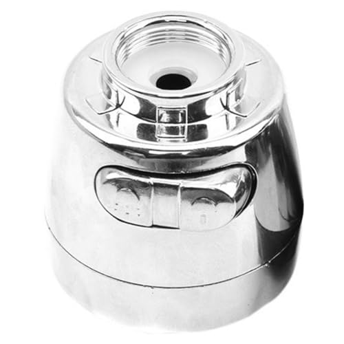 Hemobllo Wasserhahnbelüfter Verlängerung Luftsprudler Ersatzteil Rotierender Wasserhahnfilter Spritzwassergeschützt für Küchenarmatur Waschbecken Silber Galvanisiert Abs von Hemobllo