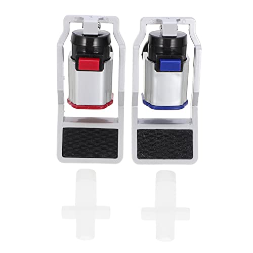 Hemobllo Wasserkühler Ersatzteile 2 Stück Wasserhahn Rot und Blau Kunststoff Wasserspenderhähne kein Tropfen Kompatibel für Standard Kalt und Warmwasser Spender Hemobllo Wasserkühler Ersatzteile 2 Stück Wasserhahn Rot und Blau Kunststoff Wasserspenderhähne kein Tropfen Kompatibel für Standard Kalt und Warmwasser Spender von Hemobllo