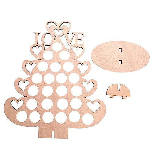 Hemobllo Weihnachtlicher Schokoladenständer aus Holz Stabiles Dessert Display mit Elegantem Design Platzsparendes Snackregal für Party Hochzeit und Festliche Tischdekoration von Hemobllo