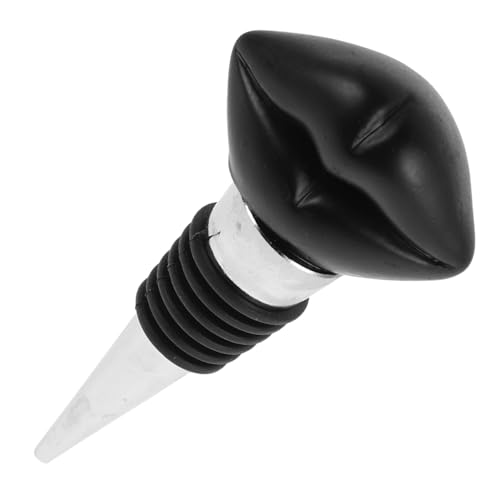 Hemobllo Weinstopper zum Valentinstag Weindeckel Flaschenverschluss Dekanterverschluss Weinverschlüsse lustig Weinglas Topper Fun Weinstopper Aluminiumlegierung Schwarz Hemobllo Weinstopper zum Valentinstag Weindeckel Flaschenverschluss Dekanterverschluss Weinverschlüsse lustig Weinglas Topper Fun Weinstopper Aluminiumlegierung Schwarz von Hemobllo