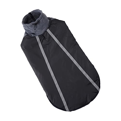 Hemobllo Winterfeste wasserdichte Hundejacke XXL mit Reflektierendem Material Atmungsaktiv und Bequem Großer Hundemantel als Wärmender Hunderegenmantel und Modisches Haustierkostüm von Hemobllo