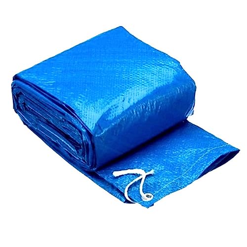 Hemobllo Z. B. Poolabdeckung Pool-solarabdeckung Schwimmbadabdeckung Familien-liegepool Pooldecke Pool-solardecke Rechteckig Mesh-poolabdeckung Verdickter Aufblasbarer Pool Blue von Hemobllo