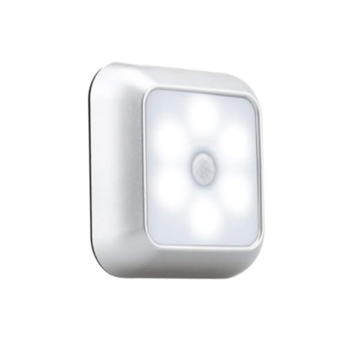 Hemobllo 1stück Sensor Nachtlicht Bewegungsmelder Für Schlafzimmer Flur Toilette Schrank Kabinett Camping Kompaktes Tragbares Design Einfache Installation Silberne Farbvariante Hemobllo 1stück Sensor Nachtlicht Bewegungsmelder Für Schlafzimmer Flur Toilette Schrank Kabinett Camping Kompaktes Tragbares Design Einfache Installation Silberne Farbvariante von Hemobllo
