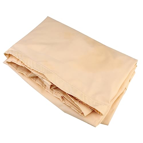 Hemobllo Wasserdichtes Quadratisches Sonnensegel Polyester Für Garten Und Pool Beige Uv-Schutz Langlebig Mit -Ringen Für Einfache von Hemobllo