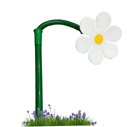 Crazy Daisy Water Sprinkler, 29,9 -Zoll -Gartentanz -Blütensprinkler, Rasenwässerungssprinkler -Sprühgerät, Gartenbewässerungsinstrument für Gartenpflanze Blume Rasen Bewässerung (weiß) von Hemore