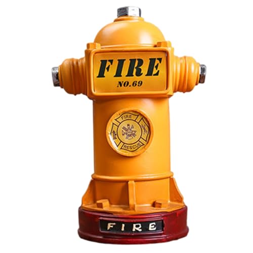 Feuerhydrant für Hunde zum Pinkeln, 5, 9 x 9, 5 Zoll Harz Feuer Hydrant Pee Post für Töpfchen -Training im Innen-, Außen-, Halloween -Dekor von Hemore