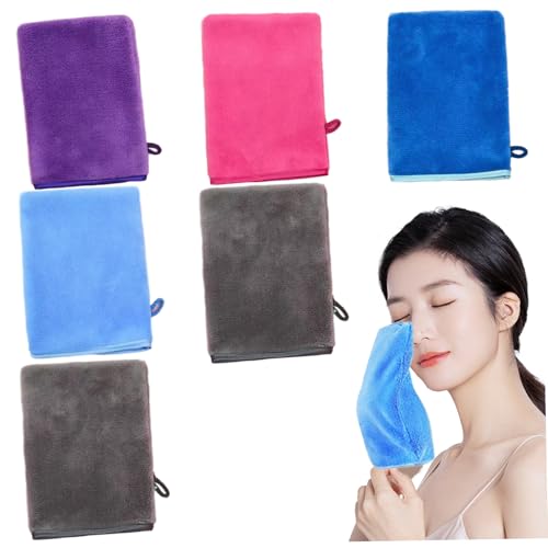 Hemore 6pcs Mikrofaserhandschuh, 6x8 Zoll saugfähig und weiches Bad von Hemore