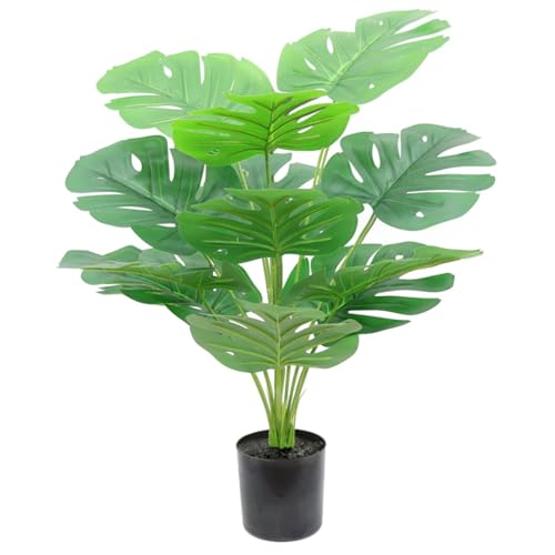 Hemore Falsche Pflanzen, 60 cm/23,6 Zoll künstliche Monstera Deliciosa -Pflanz von Hemore