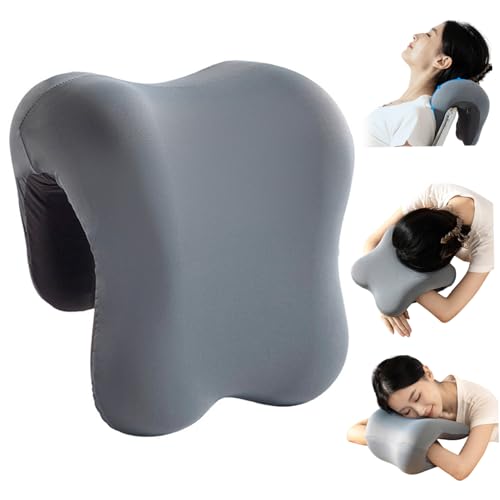 Kopfstütze für Office Chair Ergonomic Memory Foam Kopfstütze Kissen mit Polyester & Spandex -Mischabdeckung für Nickerchen, Erwachsene und Schüler Hautfreundlicher Ruhestand/Hals-/Rücken -Stützkissen von Hemore