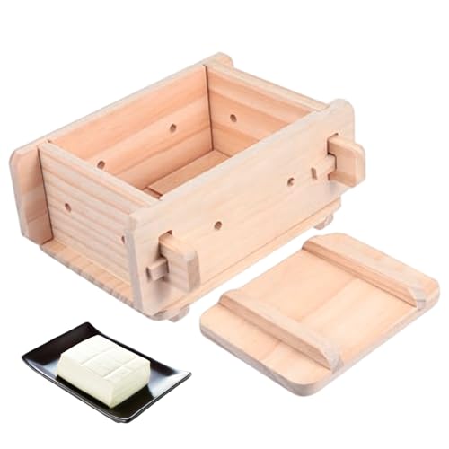 Tofu Press natürlicher hölzerne abtrennbare DIY-Tofu-Formen Mehrzweck-Handwerkzeug für Küchenzubehör, Presser von Hemore