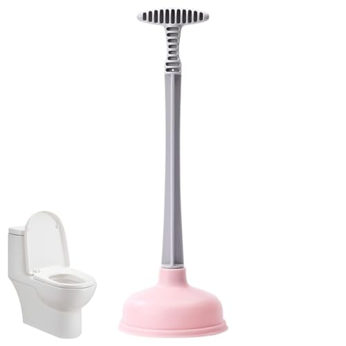 Toilettenkolbensteuer, 5, 7 Dia..Gummi Waschbecken Kolben mit langem T-Formgriff für Badezimmerküche, Halloween-Dekoration von Hemore