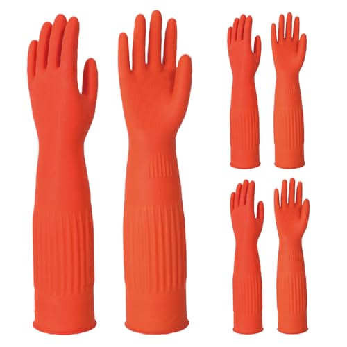 Waschen von Handschuhen 3 Paar 15-Zoll-Ellbogenlänge Nicht-rutschfeste Latexreinigung Handschuhe Hautfreundliche Elastizitätsschutz für die Reinigung von Haus, Küche, Bad, Auto, Halloween-Dekoration Waschen von Handschuhen 3 Paar 15-Zoll-Ellbogenlänge Nicht-rutschfeste Latexreinigung Handschuhe Hautfreundliche Elastizitätsschutz für die Reinigung von Haus, Küche, Bad, Auto, Halloween-Dekoration von Hemore
