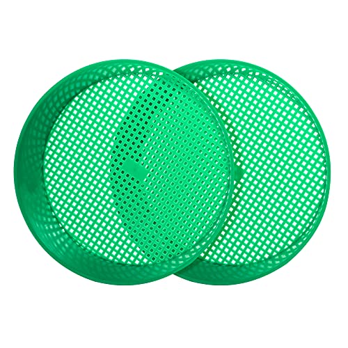 HEMOTON 2 Stück Gartensieb Bodensieb Sandsieb Kunststoff Garten Stein Sand Boden Erde Sämling Mesh Sieb Gartenarbeit Gartengeräte Garten Pflanzen Sämling Werkzeug Grün HEMOTON 2 Stück Gartensieb Bodensieb Sandsieb Kunststoff Garten Stein Sand Boden Erde Sämling Mesh Sieb Gartenarbeit Gartengeräte Garten Pflanzen Sämling Werkzeug Grün von HEMOTON