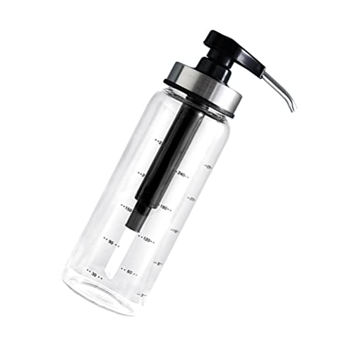 Edelstahl Glas Honigspender 300Ml Auslaufsichere Pumpflasche Für Marmelade Und Sirup Ideal Für Küche Und Haushaltsorganisation von HEMOTON