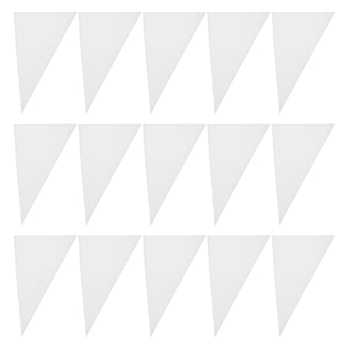Hemoton 50 Stücke Mörtelbeutel Verfugen Werkzeug mit reißfeste Spitze Einweg Spritzbeutel Set für Fliesen Mauerwerk Gebäck Weiß von HEMOTON