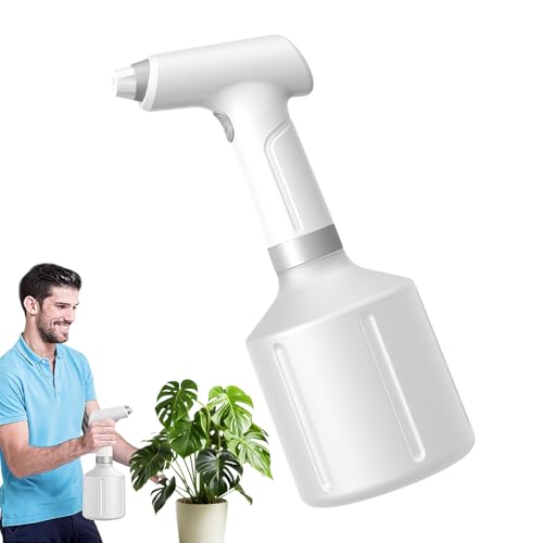 Hemousy Automatische Sprühflasche - Akkubetriebene Automatische Gießkanne | Tragbare USB-Aufladbare 1L Flasche Für Gartenbewässerung Reinigung Rasendüngung Mehrzweck von Hemousy