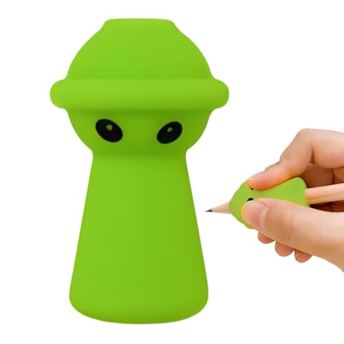 Hemousy Bleistiftgriffe für Kinder, Stiftgriff,Kissen Silikon Alien Form Ergonomischer Bleistift Haltungskorrektur | Kinderstudentin Schreibhilfe Tool für Schreibkörper verbessert Kinder Handschrift von Hemousy